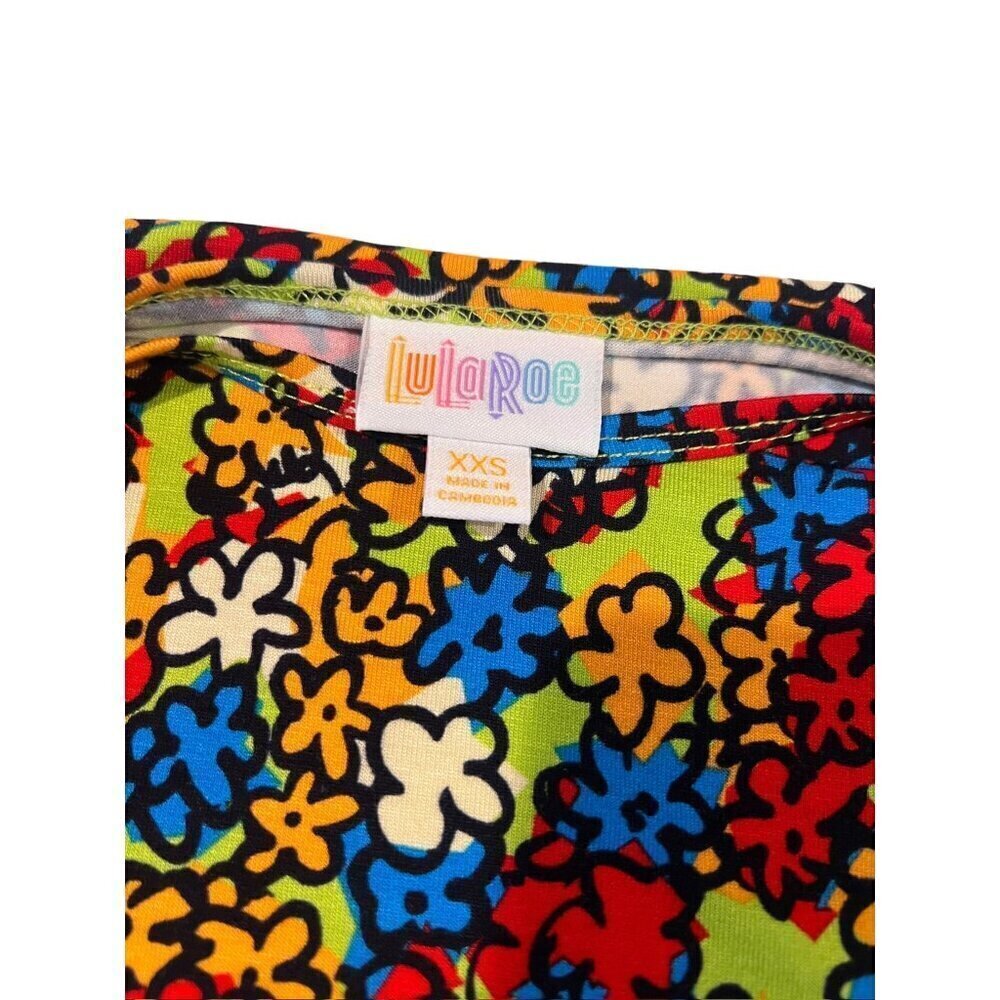 LuLaRoe Irma Women's Multicolor Long Top - Picture 3 of 6